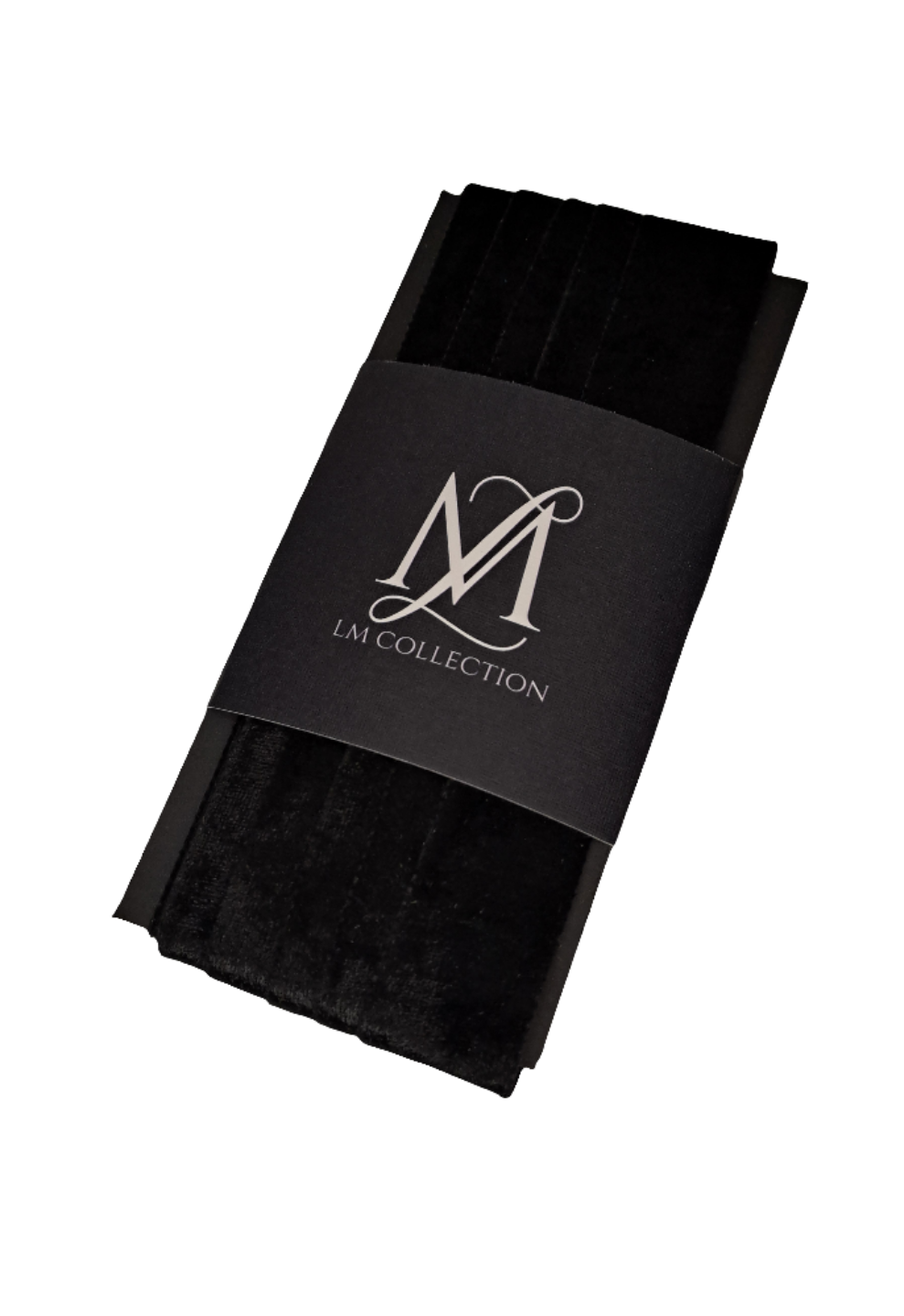 15mm Black Velvet Ribbon 5m - LM Collection