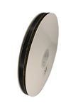 10mm Black Satin Ribbon with Gold trim 90m - LM Collection