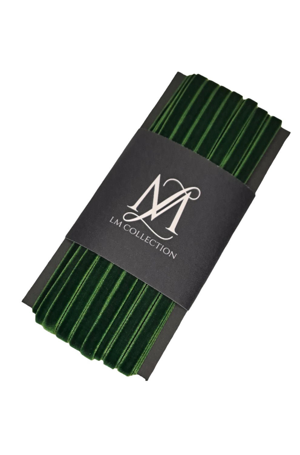 6mm Fern Green Velvet Ribbon 10m - LM Collection