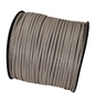 2.5mm Silver Shimmer Suede Ribbon 90m - LM Collection