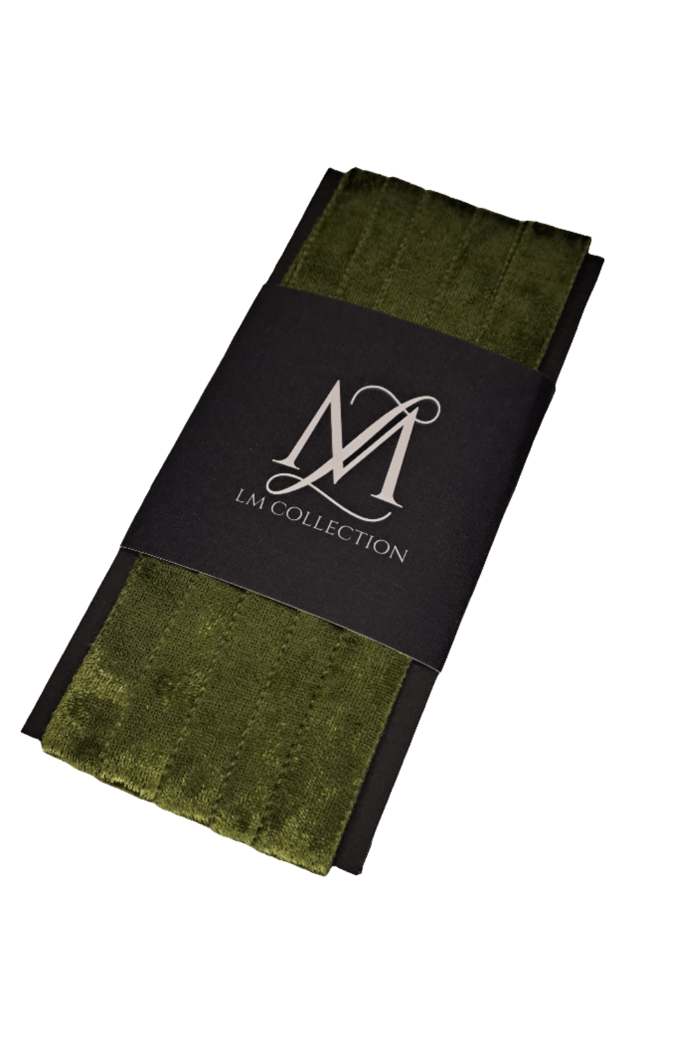 15mm Moss Green Velvet Ribbon 5m - LM Collection